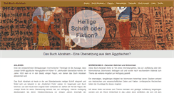 Desktop Screenshot of buchabraham.mormonismus-online.de